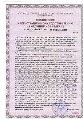 Регистрационное удостоверение №РЗН 2022/18223 лист 7